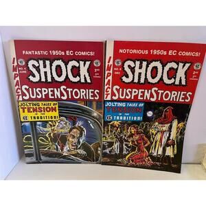 6 WEIRD Science & SHOCK EC Comics 1950's Reprints Gladstone 1993